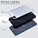 HTC Desire 626s Case, HTC Desire 626 Case,eTzone Premium Extra Slim Shockproof Case, Steel Hybrid Dual Layer [TPU + Soft Silicone] Protective Case Cover for HTC Desire 626 / 626s (626 Silver)