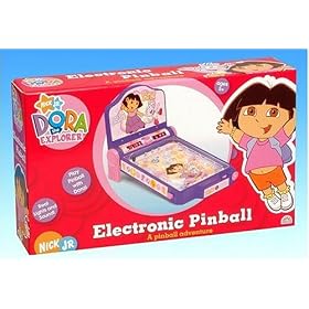 Click here to buy Dora the Explorer Tabletop Pinball Machine by Funrise.