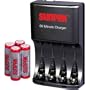 Sunpak ACC-M1073-01 60-Minute Charger with 4 NiMH AA Batteries