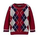 Infant Boys' Cherokee  Argyle Sweater - Red