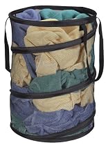 Whitney Design 2026 Pop-Up Hamper with Black Polyester Mesh Bag