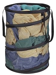 Household Essentials Pop-Up Hamper, Black