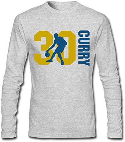 NBA MVP Stephen Curry Logo Tee Shirt M HeatherGray For Men Cotton