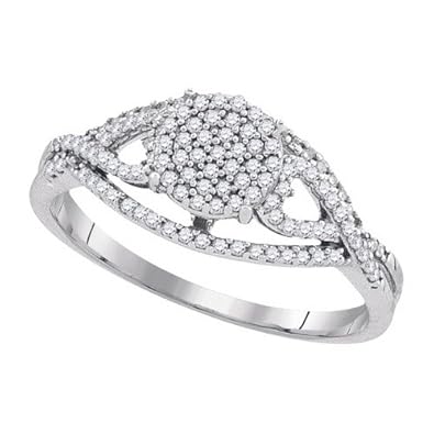 Cheap Girls Jewelry 0.30CTW-DIA MIRO-PAVE RING For Sale