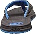 Reef Men's Phantom Speed Logo Flip Flop, Demitasse/Malibu Blue, 11 M US