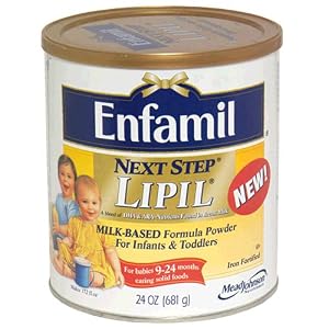 Enfamil Next Step Lipil Milk-Based Infant Formula for Infants & Toddlers, Iron Fortified , 24 oz (681 g)
