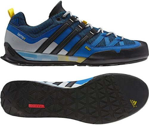 adidas Outdoor Terrex Solo Traxion - Men's Blue Beauty/Black/Vivid Yellow 7