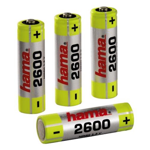 Hama NiMH Akku AA Mignon 2600 mAh 4er Pack