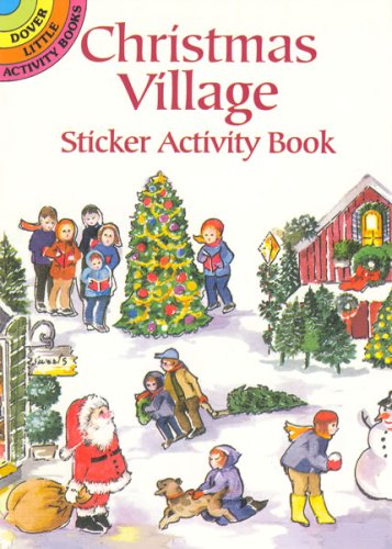 Christmas Village Sticker Activity Book (Dover Little Activity Books)