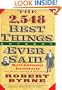 The 2,548 Best Things Anybody Ever Said