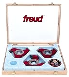 Freud CS71MBA3 Cassette 65 Molding Cutter Shaper Set for 1-1/4-Inch Bore