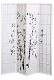Review Home Decorators Collection  / Bamboo Screen 4-panel White