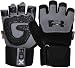 RDX Gel Weight lifting Training Gloves Gym Straps Bar