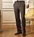Info/Buy Collezione Wool Rich Flat Front Neutral Stripe Trousers