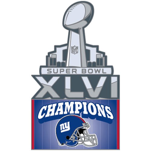 New York Giants Super Bowl XLVI Champions Pin ()
