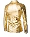 CIC Collection Men's Metallic Slim Fit Casual Two Button Blazer Jacket