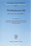Produkt-Bild: Weltinnenrecht: Liber amicorum Jost Delbr&uuml;ck