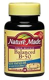 Nature Made Time-Release Balanced B-50 Supplement Tablets, 60-Count Bottles (Pack of 3)