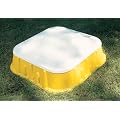 Starplast 04-516 - Sandkasten mit Deckel 77 x 77 x 18,5 cm  / Volumen: 60 Liter