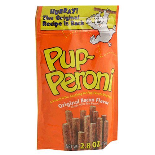 Pupperoni Bacon, 2.8-Ounce Pouches (Pack of 12)