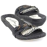 Irregular Choice 3077-10B Black slides