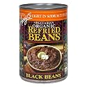 Amy's Light in Sodium Organic Refried Black Beans, 15.4-Ounce Cans (Pack of 12)