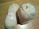 Two Balls Of 100gm CREAM SPECKLED Big Value (King Cole) Double Knitting Yarn (Wool) shade 151 (Nougat colour)