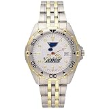LogoArt St. Louis Blues Men's All-Star Stainless Steel Watch