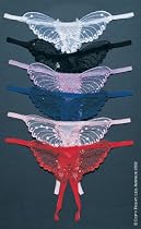 Leg Avenue Butterfly Crotchless W/ Peral Sequin Detail