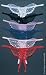 Sheer Butterfly Applique Crotchless Panty With Pearl And Sequined Details