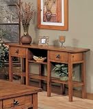 Review Coaster Furniture 700299 / Distressed Oak Sofa Table with Storage Drawers By Coaster Furniture
