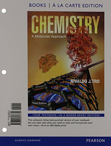 Chemistry: A Molecular Approach, Books a la Carte Edition (3rd Edition)