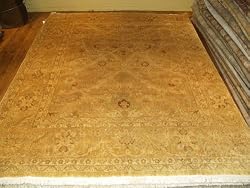 Handmade Indian Oushak Rug 8'5"x9'9"