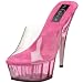Pleaser Women's Delight-601T Tinted Platform Slide