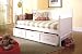 Casey Daybed with Trundle - White