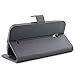 Blu Studio X Case, Tauri [Stand Feature] Wallet Leather Case with Stand, ID & Credit Card Pockets Flip Cover For Blu Studio X - Black