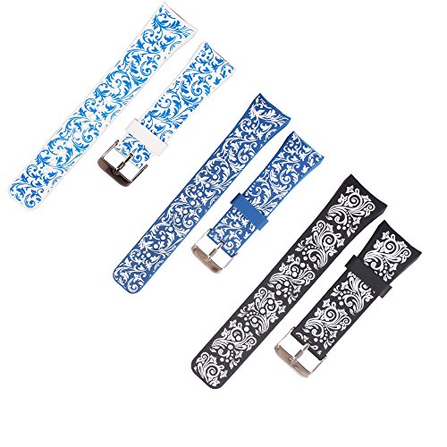 Zhuozz gear s2 watch band, soft silicone replacement sport band f…
