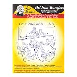 Aunt Marthas iron on transfers envelope for embroidery fabric painting quilting wearable art needlepoint & other crafts cross stitch birds 3874
