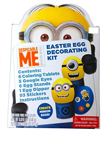 Despicable Me Minions Easter Egg Decorating Kit Create Minion Eggs!