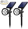 InnoGear MT-057 Solar Lights Spotlight Outdoor Landscape Lighting Waterproof Wall Light Security Night Lights, Pack of 2