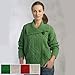 100% Soft Irish Merino Wool One Button Aran Ladies Sweater by West End Knitwear