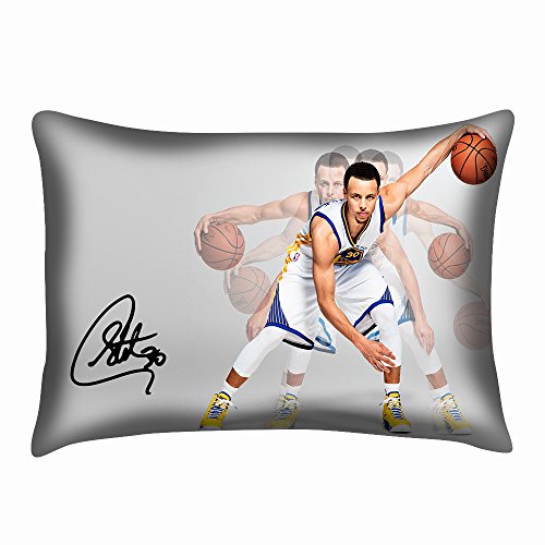 Golden State Warriors Stephen Curry Pillowcase Two Sides Pillow Cover 20x30 Inch