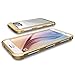 Galaxy S6 Case - Poetic [Affinity Series] - [TPU Grip Bumper] [Corner Protection] Protective Case for Samsung Galaxy S6 (2015) Frost Clear/Gold (3-Year Manufacturer Warranty From Poetic)