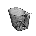 B�chel Fahrradkorb Lenkerkorb feste Montage engmaschig schwarz 12l