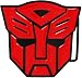 Transformers Autobot Red Metal Belt Buckle