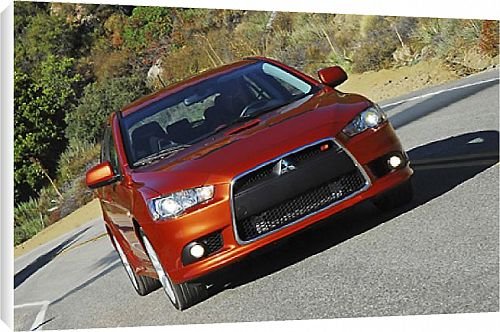 Canvas Prints of Mitsubishi Lancer from Car Photo Library