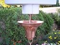 Copper Gutter Adaptor (Reducer) for Rain Chain Installation