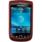 Naztech Rubberized Snap-On Cover for BlackBerry Torch 9800 - Red