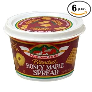 Maple Grove Farms Maple Honey Spread, 10-Ounce Tub (Pack of 6) by Maple Grove Farms