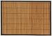 Split Bamboo Placemats Set of 6 with Leatherette Trim 19" x 13"